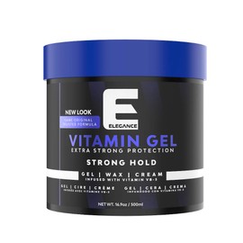 ELEGANCE GEL Extra Strong Protection Medium Hold Hair Gel, 17. 4 Oz