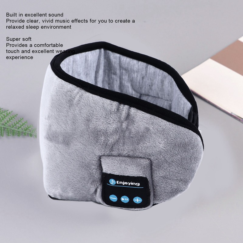 Bluetooth Sleep Eye Patch for Men Women Soft Wireless Sleeping