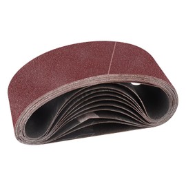 STEBRUAM 8PCS Sanding Belt 65 x 410 mm 60 Grit