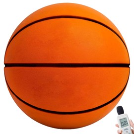 FANQIERED Silent Basketball - Size 7 (29.5") Upgrade Airless Foam Basketball Dribbling Indoor Higher Bounce Soundless Quiet Basketball for Various Indoor Activities