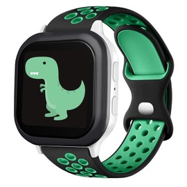 Mengudig Compatible with Gizmo Watch Band Replacement Gabb Watch Band Syncup Kids Watch Band, Soft Breathable Adjustable Silicone Band for Verizon Gizmo Watch 3 2 1 for Boys Girls