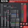 Magnetic Bit Set, S2 Alloy Steel Phosphated Gray Screwdriver Bit