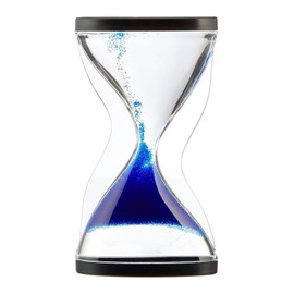 10-Minute Anti-Gravity Sand Timer – Premium Sensory Timer with Rising Sand Effect, Vintage Acrylic Desk Decor for Office & Home, Stress Relief & Focus Tool for Adults & Kids(Blue)