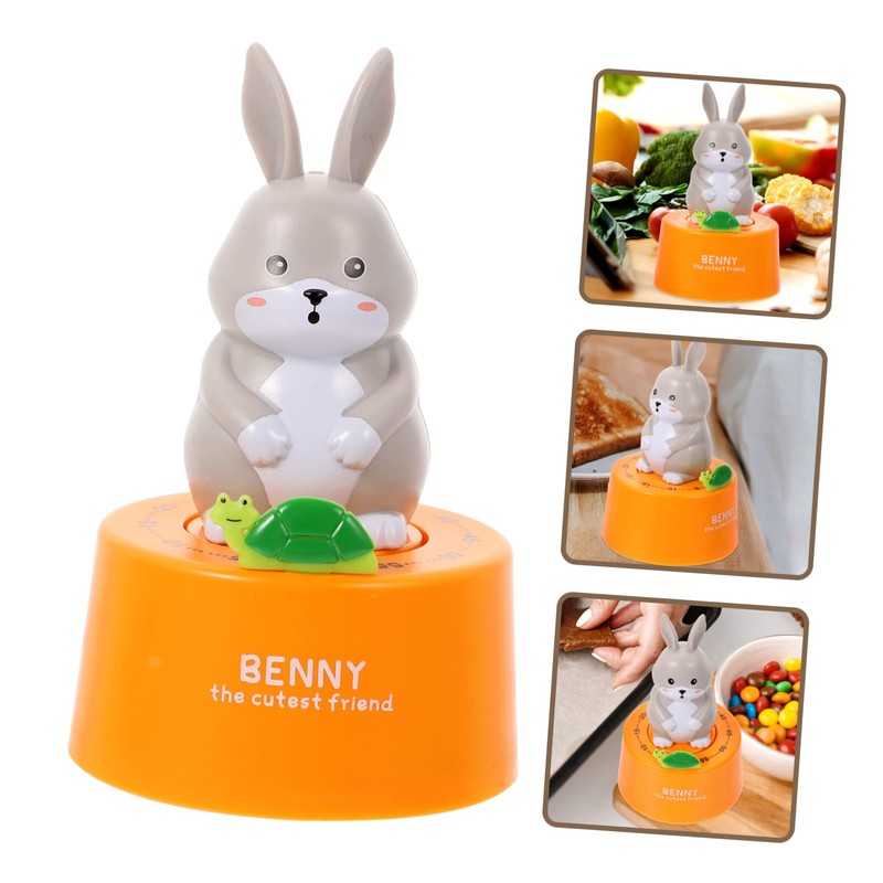 OHPHCALL Lovely Mechanical Kitchen Timer Cartoon Design Countdown Timer for