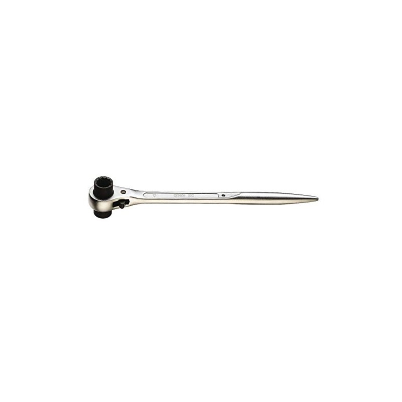 Beta 93C Double-Sided Scaffolding Ratchet Wrench, Metric 21mm x 22mm