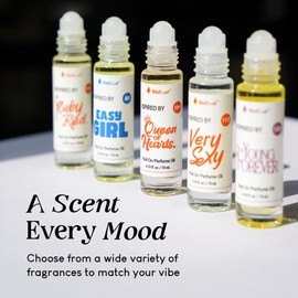 Well's Oil Roll-On Perfume Oil (Della) | Long-Lasting | Paraben-Free | 0.33 Fl Oz / 10 ml