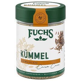 Fuchs Spices - Ground Cumin - Classic Spice for Hearty Dishes such as Chili con Carne - Natural Ingredients - 55 g in Reusable, Recyclable Tin