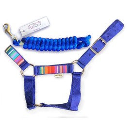 HalterUp Cute and Stylish Miniature Horse Halters and Lead Ropes (2 Item Bundle) Available in 10 Colours...A Great Fitting Halter That's Strong and Durable Yet Comfortable.