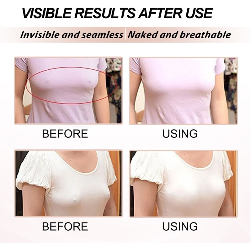 60pcs Concealed Nipple Covers Self Adhesive Prevent Sagging Ultra Thin