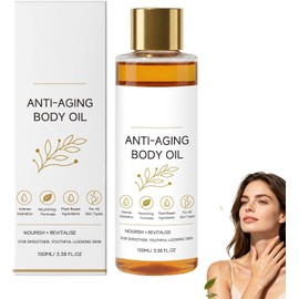 Cuidado De La Piel Aceite Corporal Antienvejecimiento. (1PCS) Aceite de Colágeno para Estiramiento de la Piel para Piel Crepey, Aceite Corporal de Masaje Reafirmante para Mujeres Hombres.