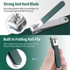 [ BorongPro ] Professional 10-in-1 Stainless Steel Nail Clipper Set