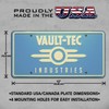 Fallout | Vault-TEC | Metal Stamped License Plate
