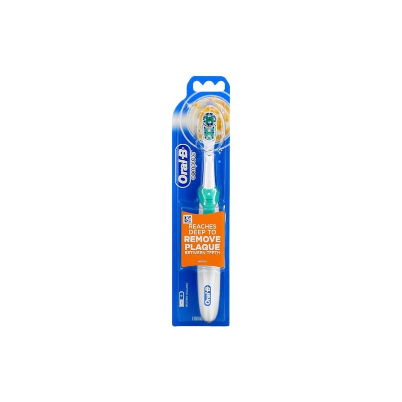Oral-B Toothbrush Complete Remove Plaque (Battery) (2 Pack)