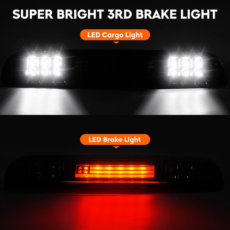 Tresound Tail Lights + 3rd Third Brake Cargo Lamp for