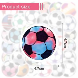 60pcs Soccer Stickers,Waterproof Sports Stickers,Soccer Party Favors Gifts for Water Bottles,Laptop,Luggage,Teenagers Soccer Lovers,Soccer Stickers Decorations,Gifts for Girls Boys Adults