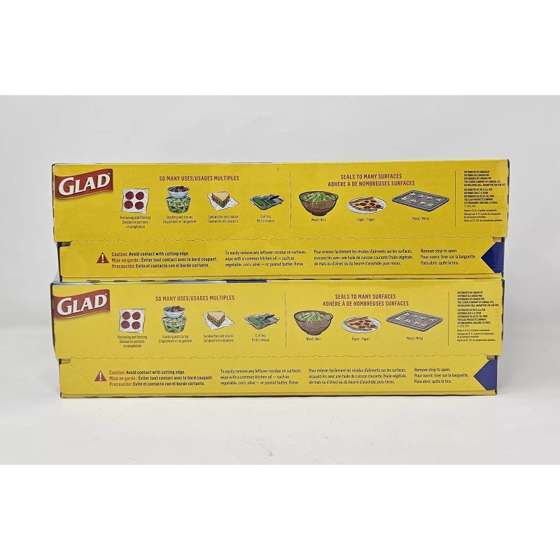 Glad Press'N Seal Multi Purpose Sealing Wrap - Leakproof, Airthight