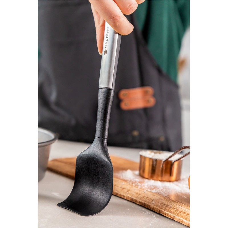 MasterClass Soft Grip Stainless Steel Spoon Spatula