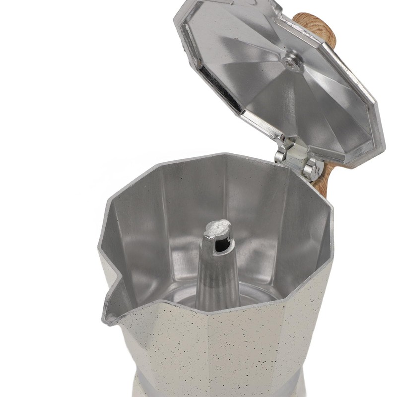 Moka Pot, Coffee Moka Pot Easy to for Camping (Creamy