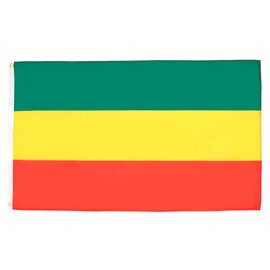 AZ FLAG - Ethiopia Without Arms Flag - 2x3 Ft - 100D Polyester Ethiopian Civil Banner with Two Metal Grommets - Fade Resistant - Vivid Colors - 2' x 3' Feet - 90x60 Cm