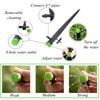 Kalolary 100pcs Irrigation System Drippers, 1/4" Inch Universal 360 Degree