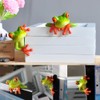 STOBOK 1pcs Computer Decor Frog Lovely Resin 3D Creative Craft
