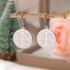Orthodox Cross Earrings for Women IC XC NIKA Cross Jesus