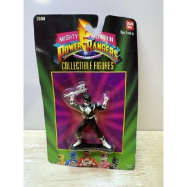 Bandai 1993 Bandai Mighty Morphin Power Rangers Black Ranger Collectible Figures  #2300