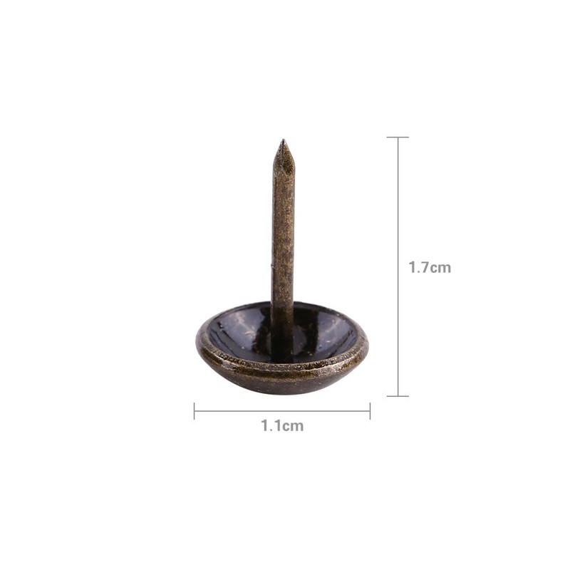 Generic Round Large-Headed Nail, Smooth/Daisy/Square/Plum Nail for Sofa Decoration Pack