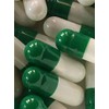 Empty Gelatin Capsules Size 4 Green/White* (500)