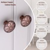 Xlroaafs 10 Pack Vintage Copper Cabinet Hardware Knobs Antique Drawer