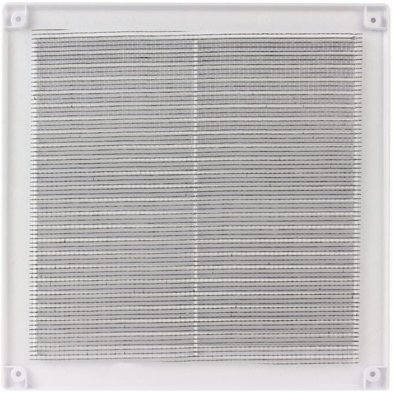 AirTech-UK Air Vent Grille White Plastic Wall Ducting Ventilation Cover