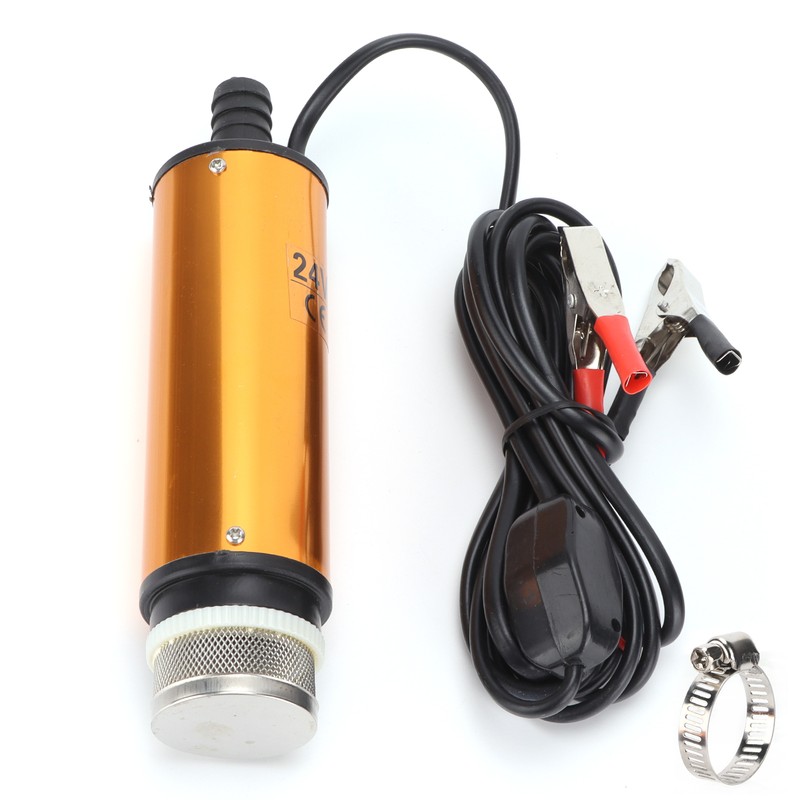 DC 24V Fuel Transfer Pump Electric Portable Mini Aluminium Alloy