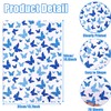 Hjvvr Tissue Paper,20sheets Wrapping Paper with Blue Butterfly,50x35cm for Birthday