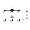 XiNBEi Lighting Track Light, 3 Light Kitchen Ceiling Light with