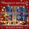 Christmas Tree Hanging Ornaments,Clear Acrylic Assorted Xmas Pendants (20PCS)