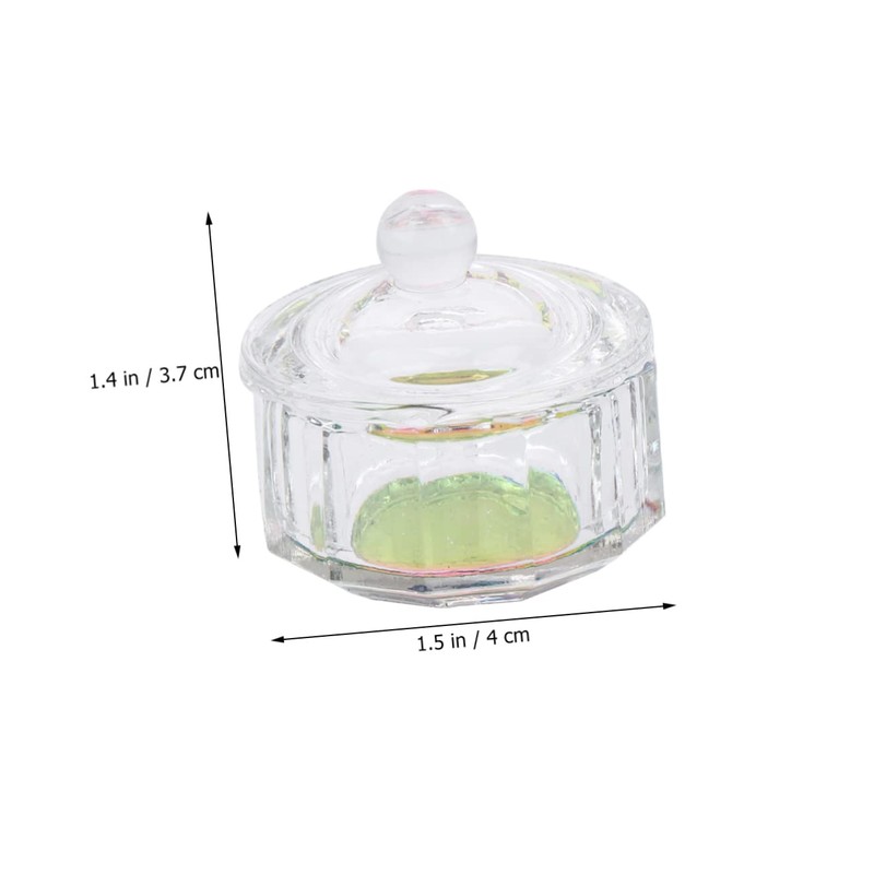 Baluue 2pcs Crystal Nail Cup Gel Nail Remover Kit Nail