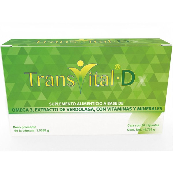 Transvital D Suplemento Alimenticio a Base de Omega 3, Extracto