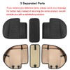 Black Panther Luxury PU Leather Rear Car Seat Cover Adjustable
