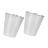 LABRIMP 2pcs Beverage Cups Tiny Juice Cups for Outdoor Use