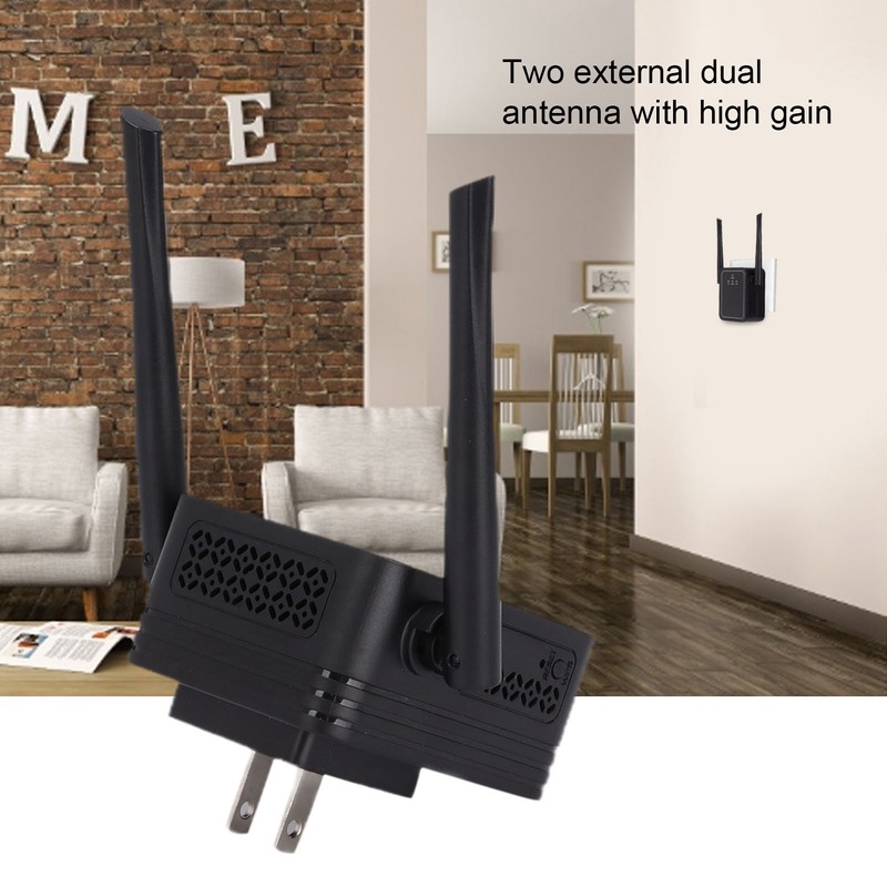 WiFi Extender 300Mbps High Gain Dual Antenna Wide Coverage Stable