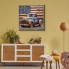 American Truck Puzzles for Adults 1000 Pieces, Vintage USA Flag