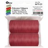 2 Spools of 500 m Sewing Thread/Synthread Bordeaux Red Polyester