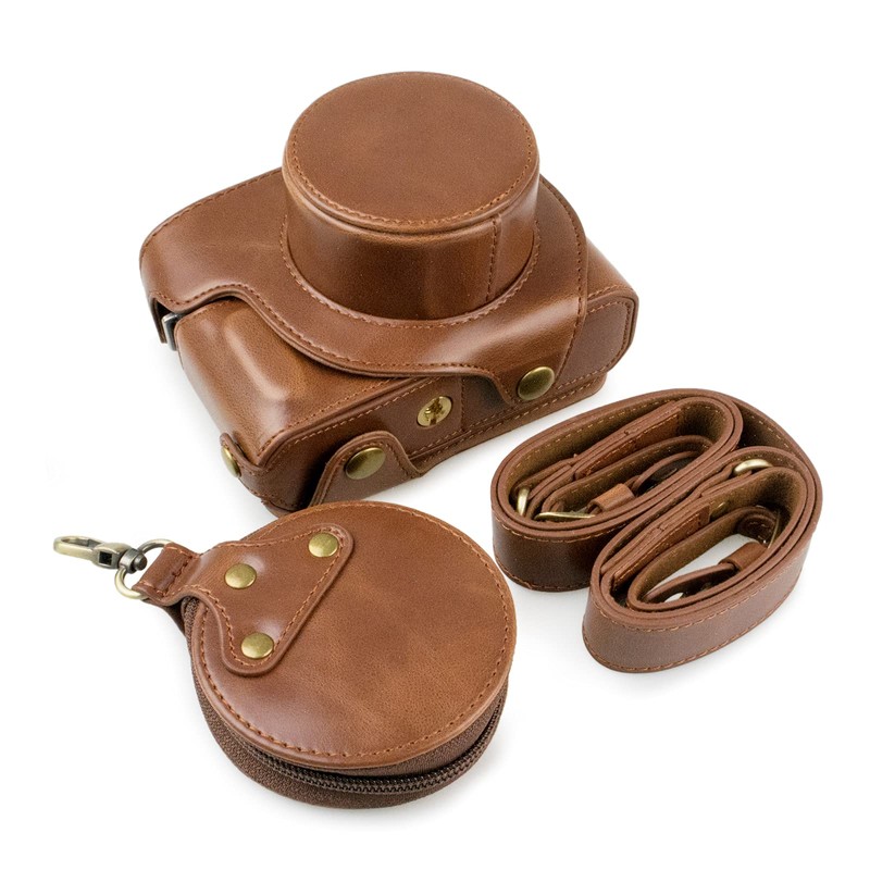 MUZIRI KINOKOO XE4 Mini Lens Bag PU Leather Detachable Adjustable