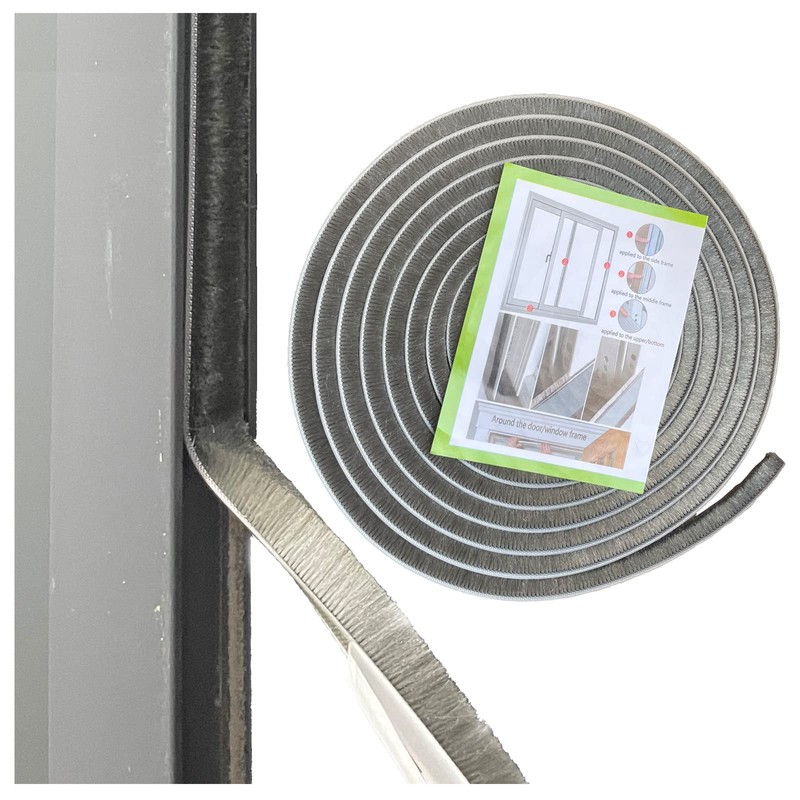 Self-Adhesive Pile Weather Stripping Seal for Sliding Windows and Door