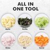 Manual Chopper, Garlic Onion Slap Chopper for Kitchen, Easy to
