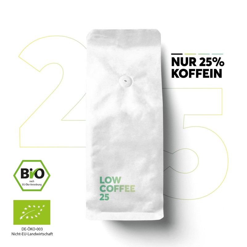 Low Coffee 25% Caffeine (Whole Bean, 250 g)
