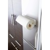 Yamazaki Plate 2439 Magnetic Kitchen Paper Towel Holder, White.