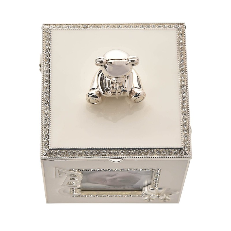 Bambino Musical Cube Box Enamelled Photo Frame Child Baby 4
