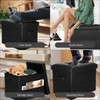 BelugaHelper Storage Ottoman Foot Rest Stool with Thicker Foam Padded