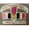 OPERATION IRAQ FREEDOM COMBAT VETERAN BRONZE STAR BUMPER STICKER DIE